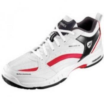YONEX SHT 108 Zapatilla de Tenis, Blanco/Rojo, 39.5