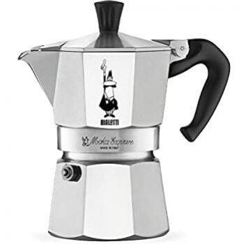 Bialetti Express Moka Pot - Saco de Dormir para bebé, Color Plateado, Aluminio, Aluminio Plateado, 9-Cup