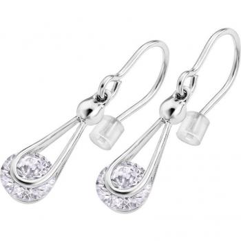 Pendientes Time Road WS00717 de Plata para Mujer con Acabado de Brillo
