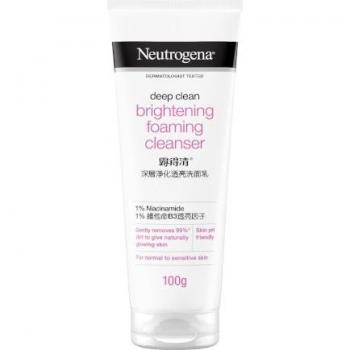 Neutrogena Deep Clean Brightening Foaming Facial Cleanser 100g