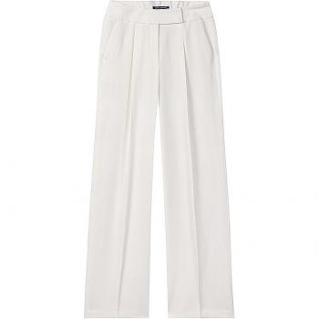Luisa Cerano Wide Trousers White Female Size M