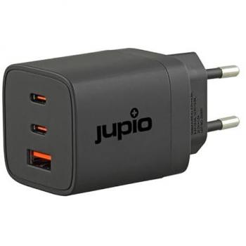 Cargador Rápido Jupio Triple USB (2C1A) GaN 65W