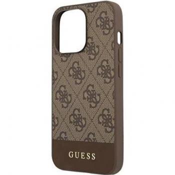 Funda Dura GUESS 4G Rayas Marrón para iPhone 13/13 Pro