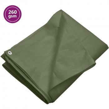 Lona 260g/m² 4x5 m Verde HDPE