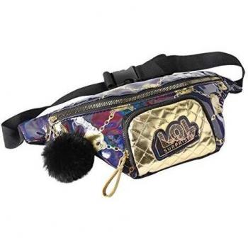 Artesania Cerda Bolso Riñonera Lol Riñonera de marcha, 26 cm, Dorado/Multicolor
