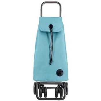 Rolser Carro I-MAX MF 4 Ruedas 2 Giratorias Plegable - Celeste