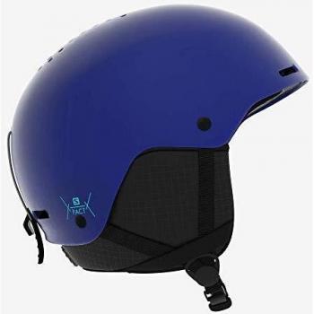 Salomon Pact Casco de esquí y Snowboard, Carcasa ABS, Interior de Espuma EPS 4D, Circunferencia, Unisex niños, Azul