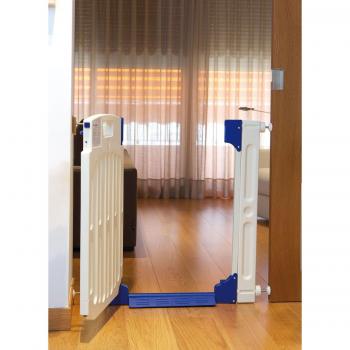 Olmitos 7810 - Puerta de seguridad, color blanco y azul
