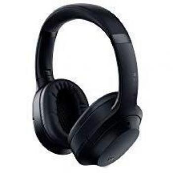 Razer Opus - Auriculares inalámbricos ANC con cancelación activa de ruido, Audio THX, Batería de 25h, Bluetooth 5.0 y conector 3,5 mm, Reproducción automática/Pausa automática - Negro