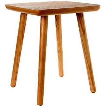 Mesa Auxiliar Pärumm Lezquer 46x46x54 cm en Madera Natural de Fresno