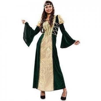 Disfraz de Dama Medieval Verde para mujer