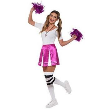 Smiffy's 47468 Cheerleader - Kit para mujer, color rosa, talla XS, talla M