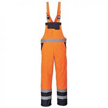 Peto Bicolor Hi-Vis 300D con Forro y Multibolsillos, Tallas XXXL - Portwest S489