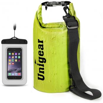 Unigear Bolsa Estanca 2L~40L Seca Impermeable + Funda De Movíl Camping Playa
