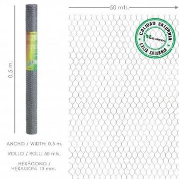 Enrejado de Triple Torsión 13/50cm/50m para Uso Doméstico