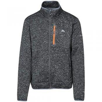 Trespass Bingham AT300 Men's Fleece Jacket in Black Marl, Size 2XL