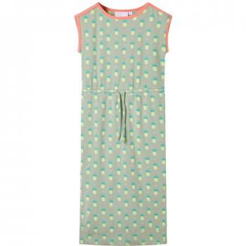 Vestido infantil verde menta viejo 140