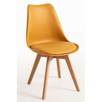 Pack 2 Sillas de Comedor Synk Basic - Color Mostaza