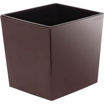 Maceta LAMELA JUKA 190x190 mm - Marrón Claro