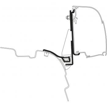 Adaptador de Toldo Thule 4200 para VW T5/T6 Larga Distancia con Reimo Multirail
