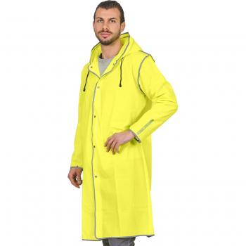 Chubasquero impermeable amarillo con bordes reflectantes talla M de Perletti Travel