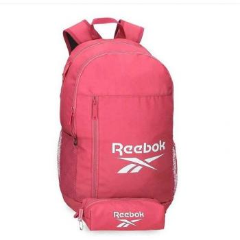 Mochila Reebok Ashland 48cm con estuche y dos compartimentos