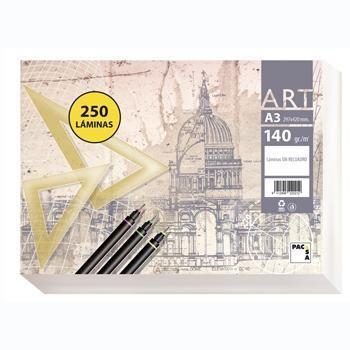 Pacsa Papel de Dibujo Serie Art A3 250 Hojas