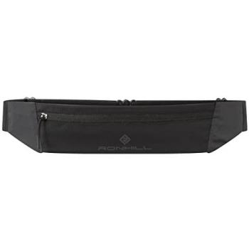 Cinturón Ronhill Solo Waist negro, cinturón de running unisex, talla única