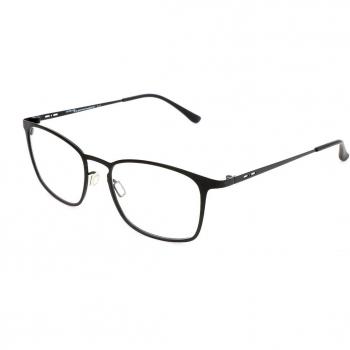 Italia Independent I-I MOD 5225 I-THIN METAL 009.000 Men's Eyeglasses Black Size 50 - Frame Only with Blue Light Block Available
