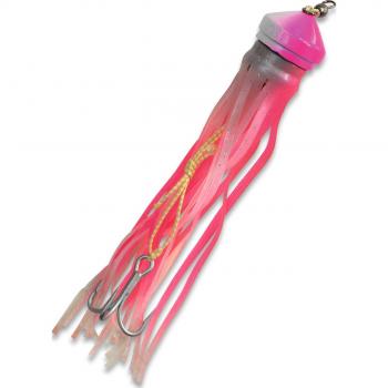 Leurre Souple Octopus Special Silure - Black Cat Clonk Teaser - 240G - Blanc Rose