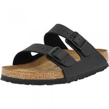 Birkenstock Arizona Soft Footbed Black Sandals for Men and Unisex - Size 45