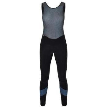 Culote largo Santini Coral Bengal negro gris azulado mujer - M