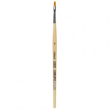 DaVinci Junior, Material sintético – Brocha Plana Serie, 304, Color Größe 2