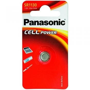 Batería de botón Panasonic SR1130 - 1,55V - Óxido de plata - Blister 1 pieza