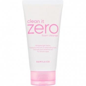 Banila Co Clean It Zero Foam Cleanser 150ml - Creamy foam cleanser for all skin types with natural herbs
