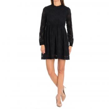 Vestido TUNIS manga larga y cuello redondo 16F2DR17 mujer
