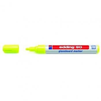 Marcador de cristal Edding 90 amarillo