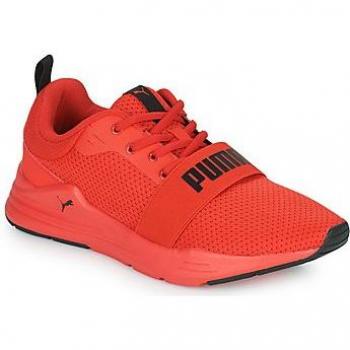 Puma Wired Run Jr Children's Sports Sneakers in High Risk Red