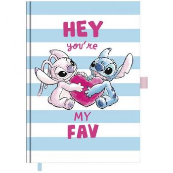 Agenda tapa dura 2025 Lilo & Stitch 14,5x21 día página teNeues inglés