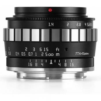 TTArtisan 23mm F1.4 Silver APS-C Lens for Leica L Mount
