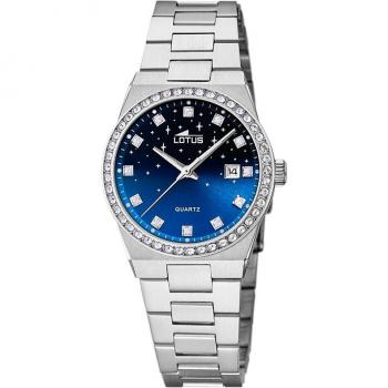 Reloj Lotus Freedom 18885/3 para Mujer, Esfera Azul, Colección Starlight, Acero Plateado