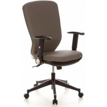 hjh OFFICE 653633 TRAFFIC 30 Silla de oficina y giratoria, respaldo alto tejido gris