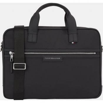 Tommy Hilfiger Urban Repreve Laptop Briefcase for Men in Black