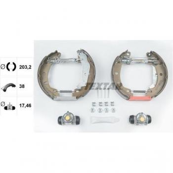 Kit de zapatas de freno TEXTAR 84049500 para frenos de tambor