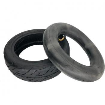 Neumático Exterior con Cámara de Aire 10x2.70-6.5 para Patinete Eléctrico - Accesorio de Inflado para Scooter de Equilibrio