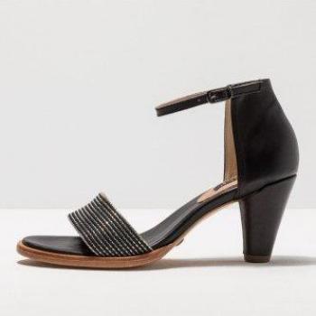 Neosens Sandalias con tacón S3046 RESTORED-ACCESSORY EBONY/ MONTUA para Mujer color Ebony