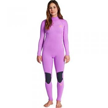 Billabong Traje De Neopreno De Manga Larga Con Cremallera Trasera 32 Synergy ABJW100140 - Bright Orchid - Talla 8