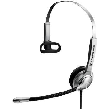 Auriculares EPOS SH 335 Mono con Cable para Oficina y Call Center, Color Plateado + Powerbank de 5000 mAh