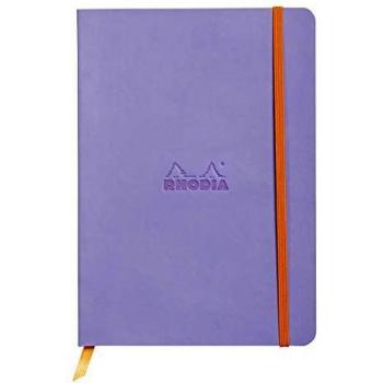 Cuaderno de Piel Sintética con Puntos A5 - Rhodiarama Iris