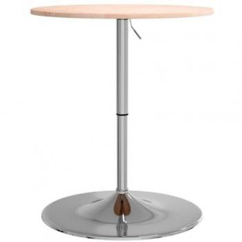 Mesa alta de madera maciza roble Ø60x89,5 cm